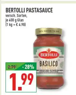 Marktkauf Bertolli pastasauce Angebot