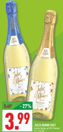 Marktkauf Jules mumm sekt Angebot
