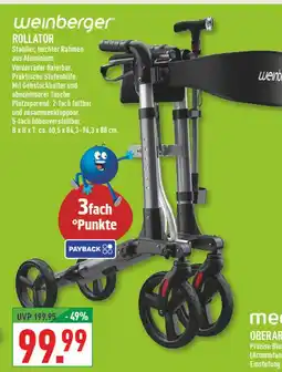 Marktkauf Weinberger rollator Angebot