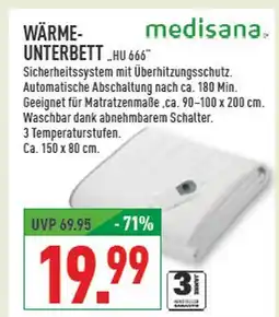 Marktkauf Medisana wärmeunterbett „hu 666“ Angebot