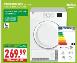Marktkauf Beko kondenstrockner dc 7130 n Angebot