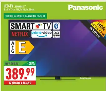 Marktkauf Panasonic led-tv 55w80aez Angebot