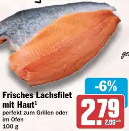HIT Frisches Lachsfilet mit Haut Angebot