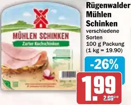 HIT Rügenwalder Mühlen Schinken Angebot