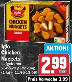 HIT Iglo Chicken Nuggets Angebot