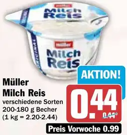 HIT Müller Milch Reis Angebot