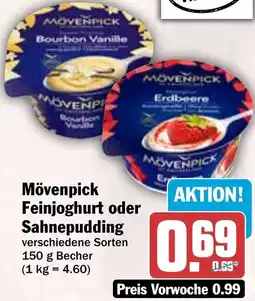 HIT Mövenpick Feinjoghurt oder Sahnepudding Angebot