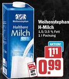 HIT Weihenstephan H-Milch Angebot