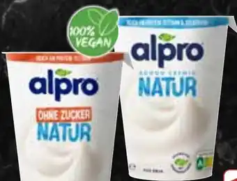 HIT Alpro Joghurtalternative Natur oder Natur ohne Zucker Angebot