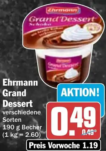 HIT Ehrmann Grand Dessert Angebot