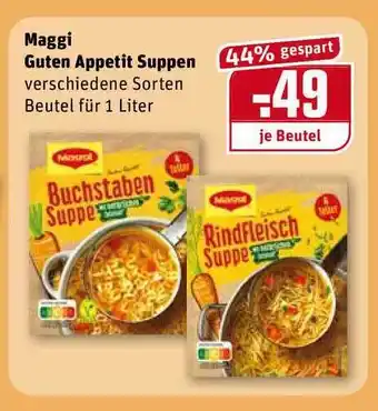 REWE Kaufpark Maggi Guten Appetit Suppen Angebot