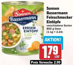 HIT Sonnen Bassermann Feinschmecker Eintöpfe Angebot