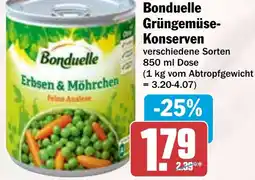 HIT Bonduelle Grüngemüse- Konserven Angebot