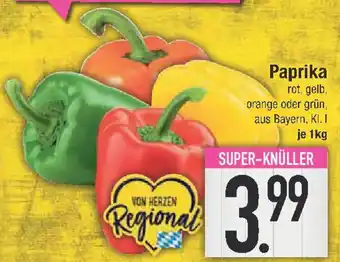 E-Center Paprika Angebot