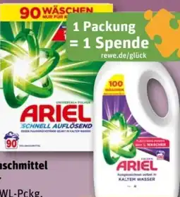 REWE Center Ariel Waschmittel Schnell Auflosend Angebot
