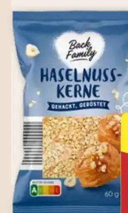 Aldi Nord Back Family Haselnuss­kerne Angebot