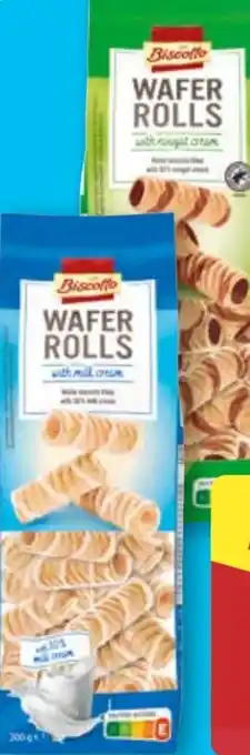 Aldi Nord Biscotto Waffelröllchen Angebot