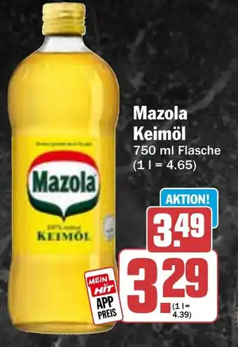 HIT Mazola Keimöl Angebot
