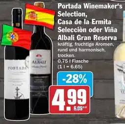 HIT Portada Winemaker's Selection, Casa de la Ermita Selección oder Viña Albali Gran Reserva Angebot