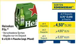 METRO Heineken Pils Angebot