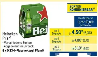 METRO Heineken Pils Angebot