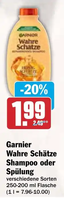 HIT Garnier Wahre Schätze Shampoo oder Spülung Angebot