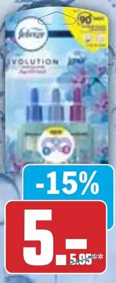 HIT Febreze Duftstecker 3 Volution Nachfüllpack Angebot