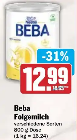 HIT Beba Folgemilch Angebot