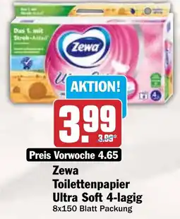 HIT Zewa Toilettenpapier Ultra Soft 4-lagig Angebot