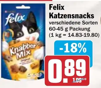 HIT Felix Katzensnacks Angebot
