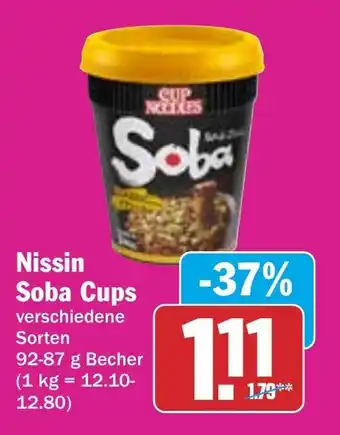 HIT Nissin Soba Cups Angebot