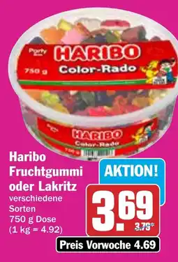 HIT Haribo Fruchtgummi oder Lakritz Angebot