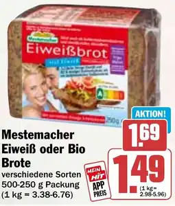HIT Mestemacher Eiweiß oder Bio Brote Angebot