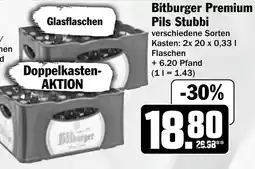HIT Bitburger Premium Pils Stubbi Angebot