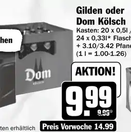 HIT Gilden oder Dom Kölsch Angebot