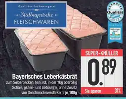 E-Center Bayerisches Leberkäsbrät Angebot