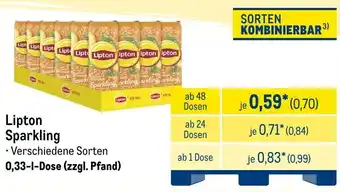 METRO Lipton Sparkling Angebot