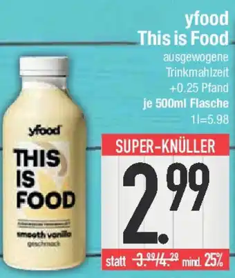 E-Center yfood This is Food Angebot