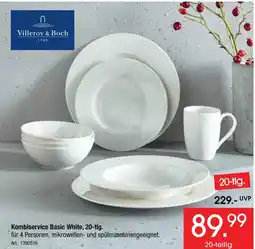 Zurbrüggen Villeroy & boch kombiservice basic white, 20-tlg Angebot