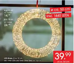 Zurbrüggen Led-kranz ø ca. 30 cm Angebot
