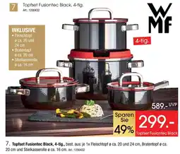 Zurbrüggen Wmf topfset fusiontec black, 4-tlg Angebot