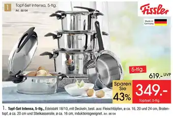 Zurbrüggen Fissler topf-set intensa Angebot