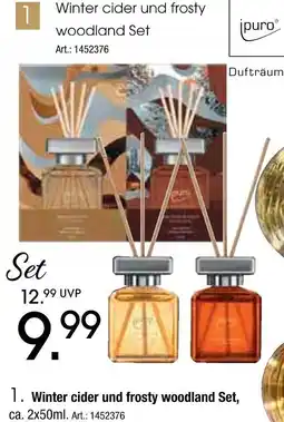 Zurbrüggen Ipuro winter cider und frosty woodland set Angebot