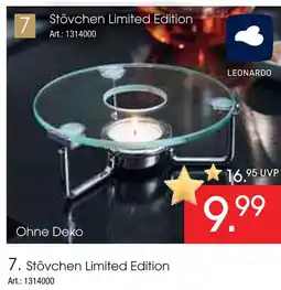 Zurbrüggen Leonardo stövchen limited edition Angebot