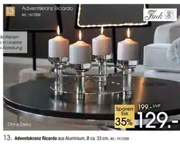 Zurbrüggen Fink adventskranz ricardo Angebot