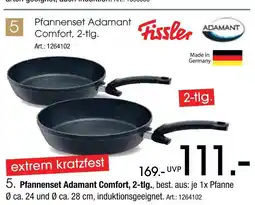 Zurbrüggen Fissler pfannenset adamant comfort, 2-tlg Angebot