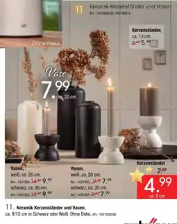 Zurbrüggen Keramik kerzenständer ca. 9 cm Angebot