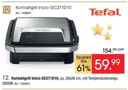 Zurbrüggen Tefal kontaktgrill inicio gc271d10 Angebot