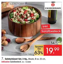 Zurbrüggen Zassenhaus salatschüssel-set, 3-tlg Angebot