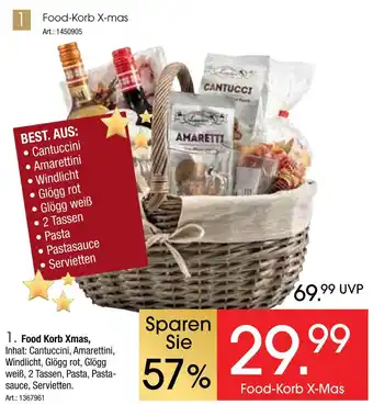 Zurbrüggen Food-korb x-mas Angebot